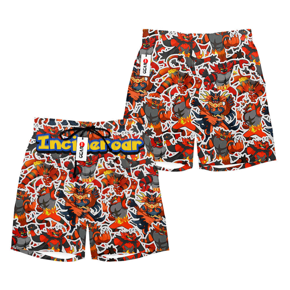 Incineroar Beach Shorts