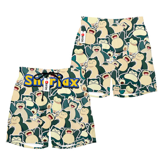 Snorlax Beach Shorts
