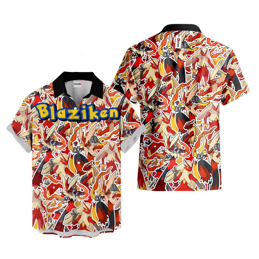 Blaziken Hawaiian Shirt