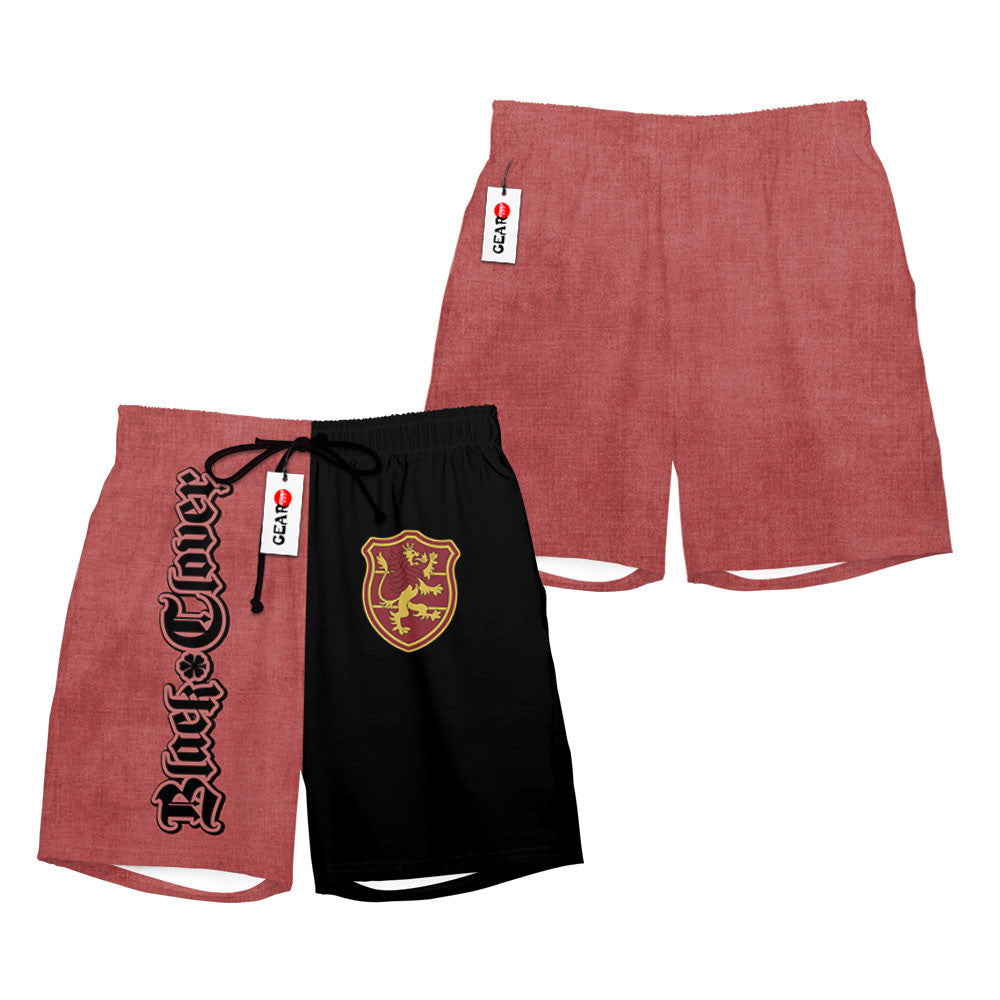 Crimson Lion Beach Shorts