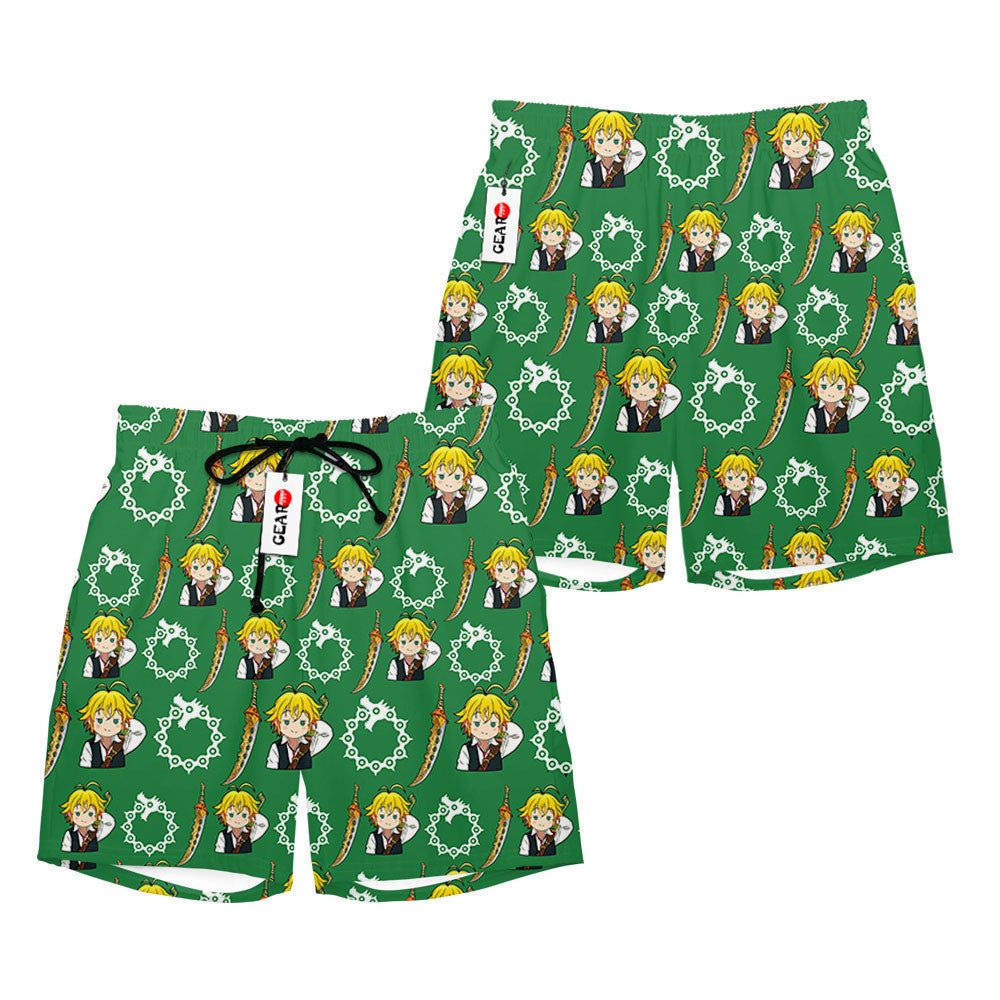 Meliodas Dragon's Sin of Wrath Beach Shorts