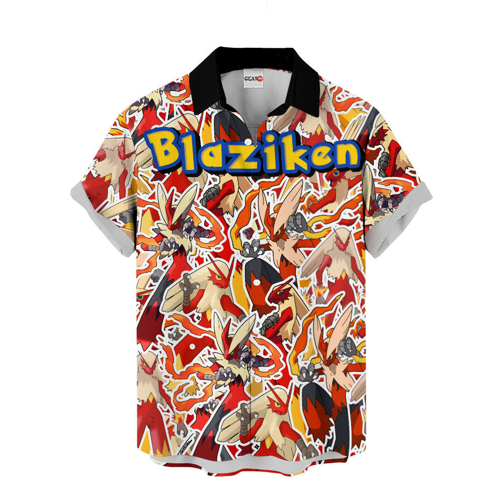 Blaziken Hawaiian Shirt