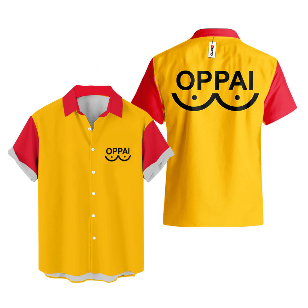 Saitama Oppai Funny Hawaiian Shirt