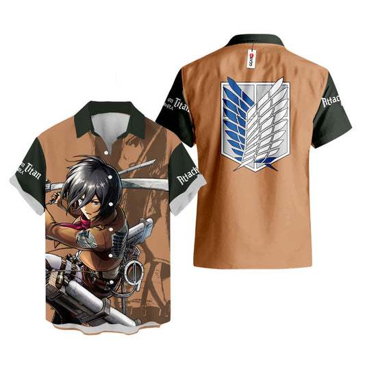 Mikasa Ackerman Hawaiian Shirt