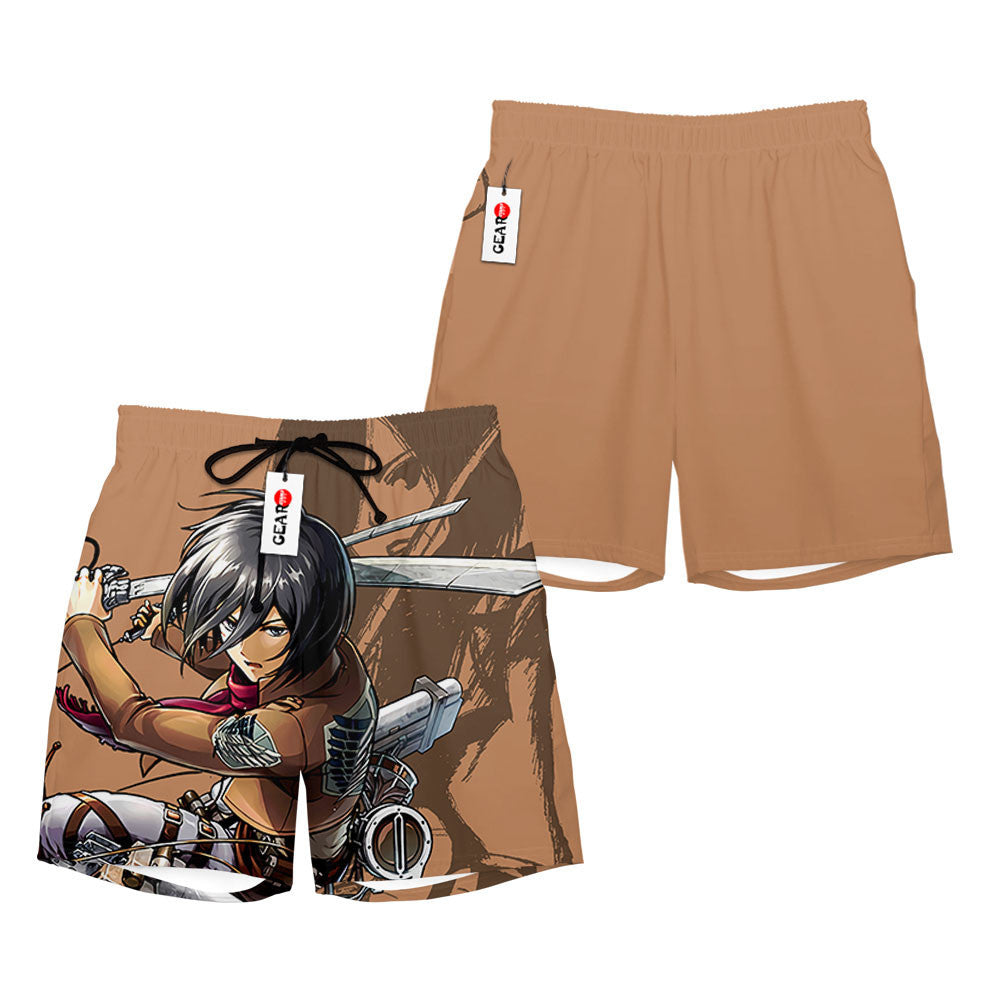 Mikasa Ackerman Beach Shorts