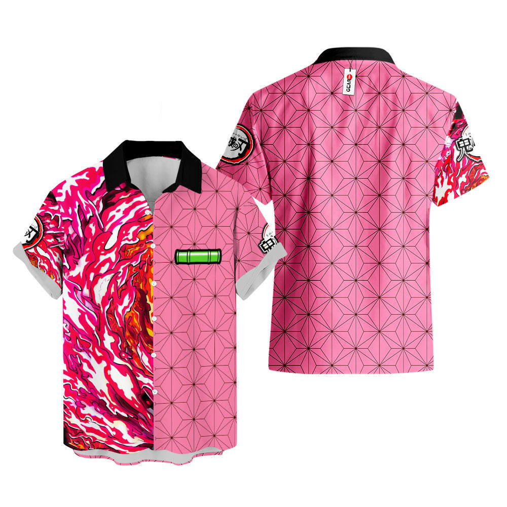 Nezuko Blood Demon Art Hawaiian Shirt