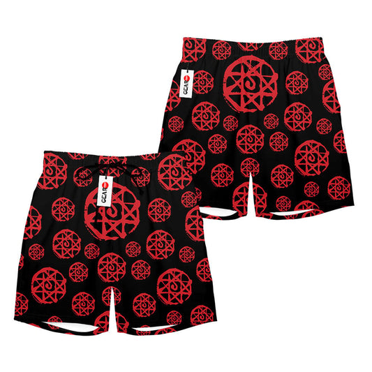 Blood Seal Symbols Beach Shorts