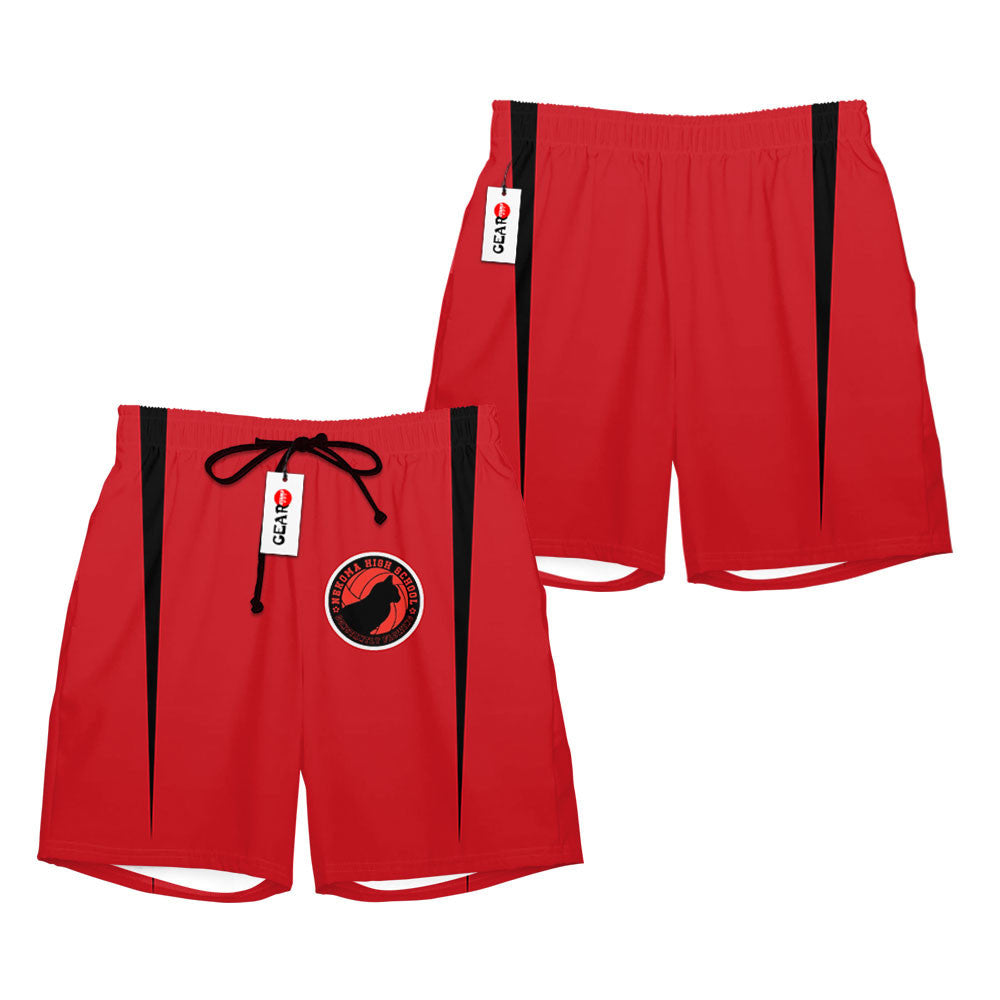 Nekoma Uniform Beach Shorts