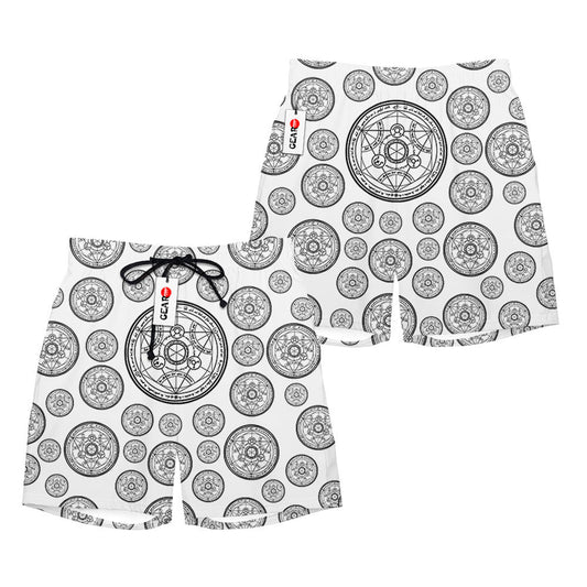 Transmutation Circle Symbols Beach Shorts