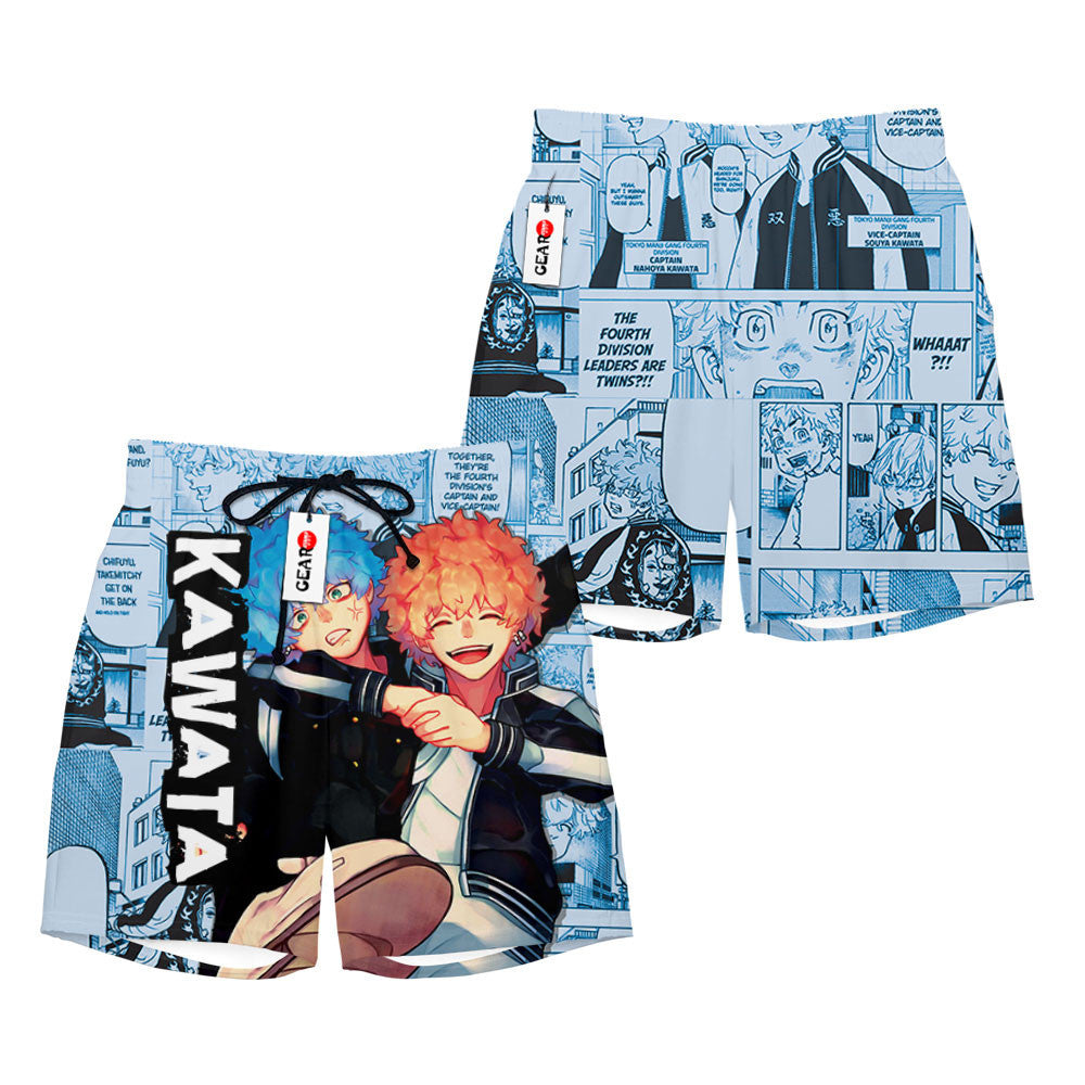 Nahoya and Souya Kawata Beach Shorts Manga
