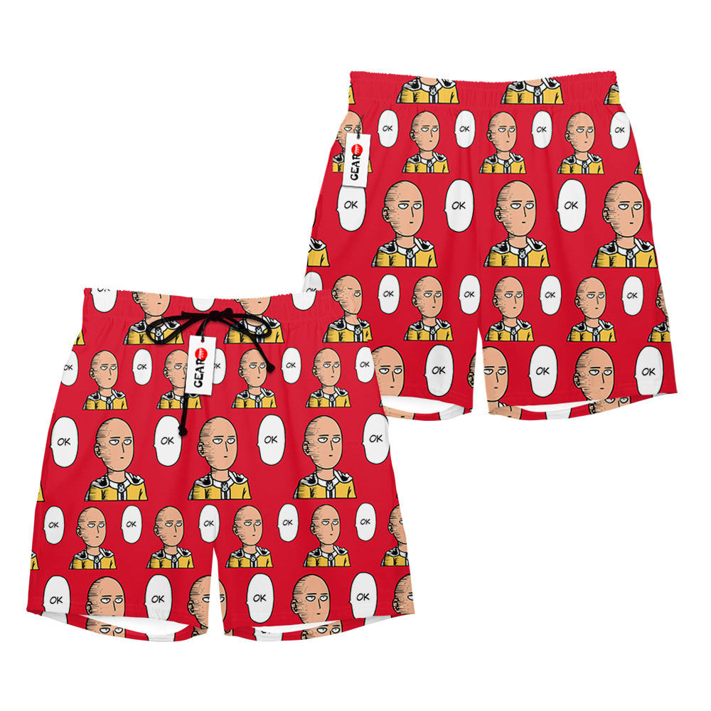Saitama Ok Funny Beach Shorts