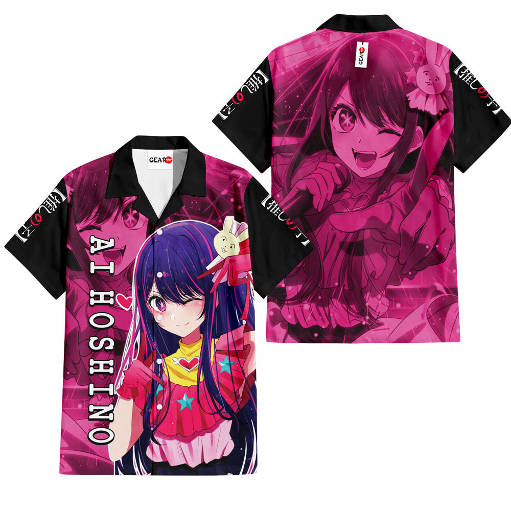 Ai Hoshino Hawaiian Shirt Oshi No Ko