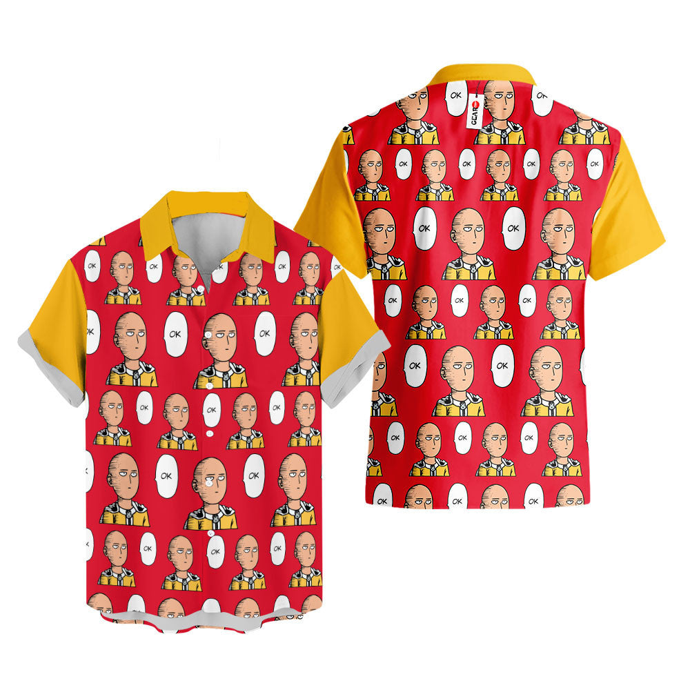Saitama Ok Funny Hawaiian Shirt