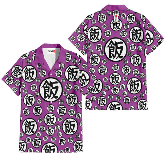 Gohan Symbols Hawaiian Shirt