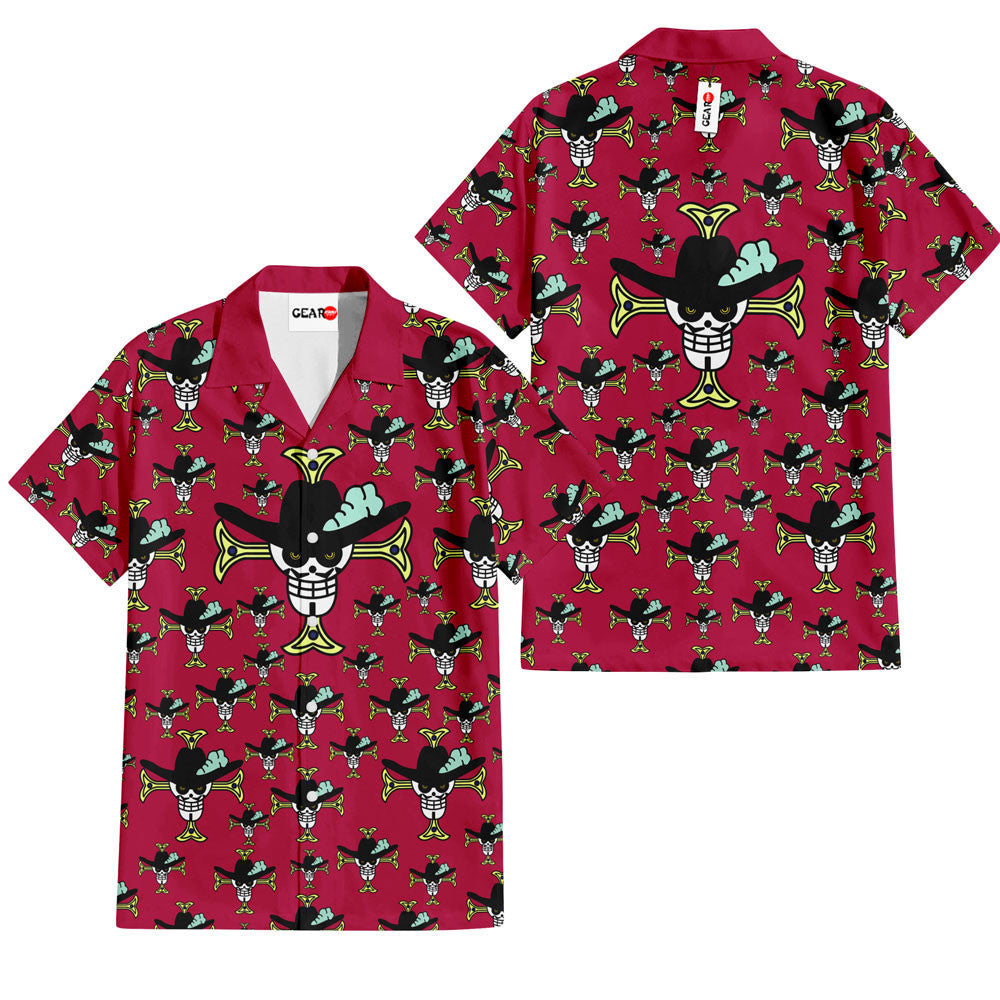 Dracule Mihawk Jolly Rogers Hawaiian Shirt