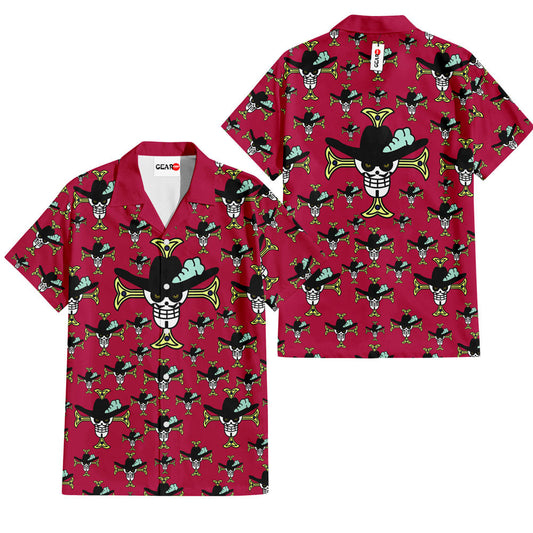 Dracule Mihawk Jolly Rogers Hawaiian Shirt