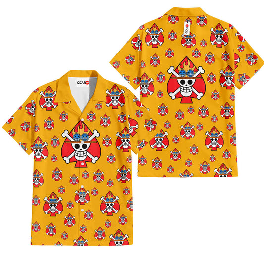 Portgas D. Ace Jolly Rogers Hawaiian Shirt