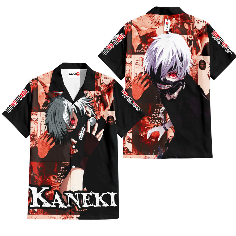 Ken Kaneki Hawaiian Shirt