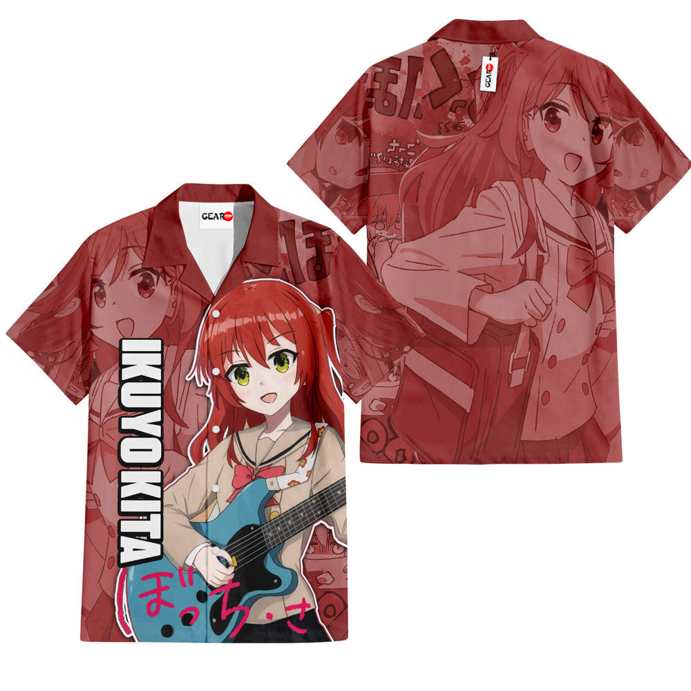 Ikuyo Kita Hawaiian Shirt Manga Style