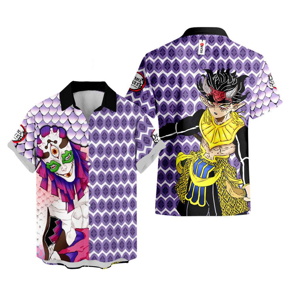 Hantengu and Gyokko Hawaiian Shirt