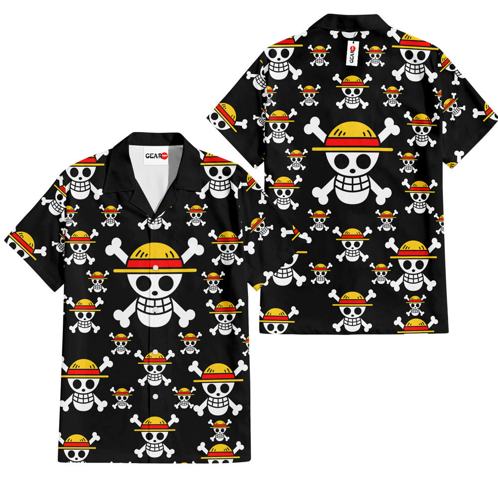 Monkey D. Luffy Jolly Rogers Hawaiian Shirt