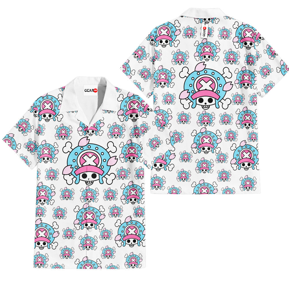 Tony Tony Chopper Jolly Rogers Hawaiian Shirt