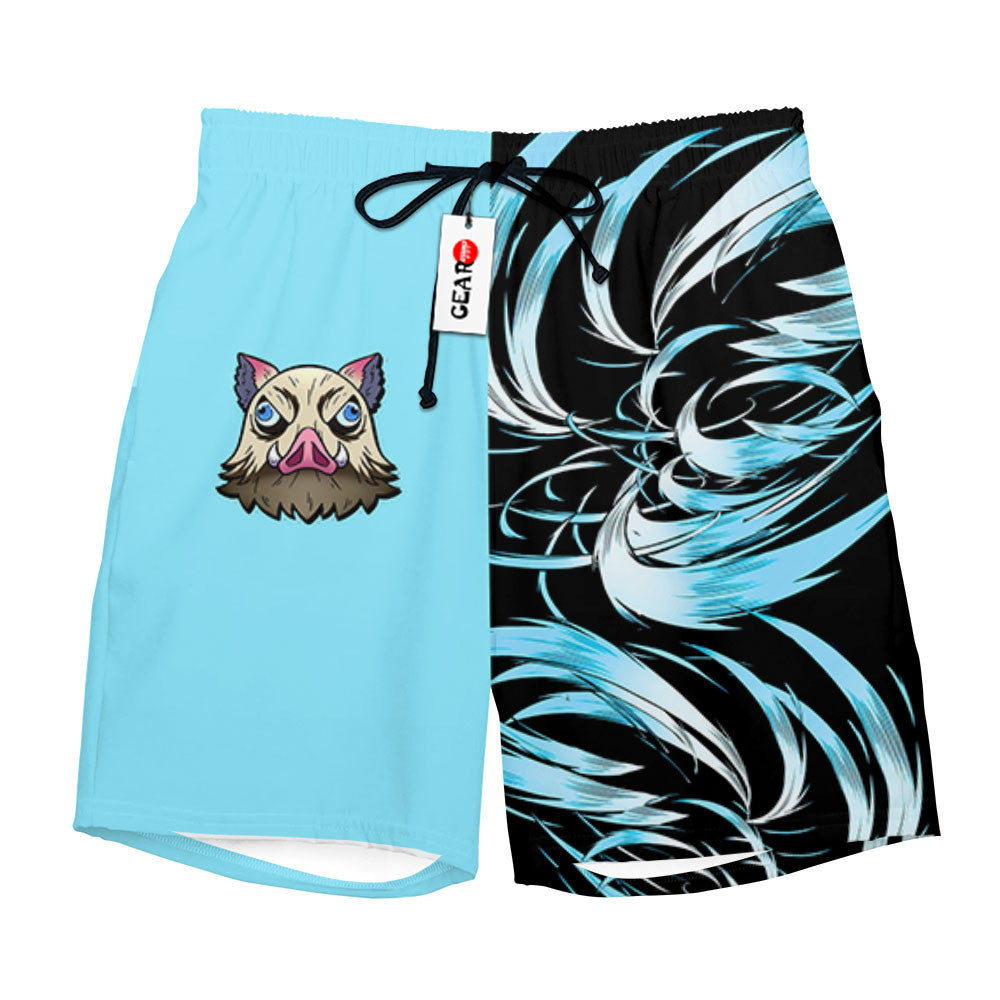 Inosuke Beast Breathing Beach Shorts