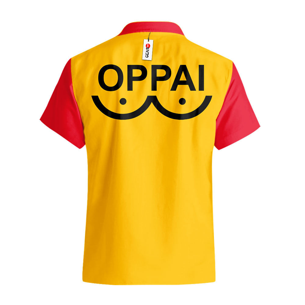 Saitama Oppai Funny Hawaiian Shirt