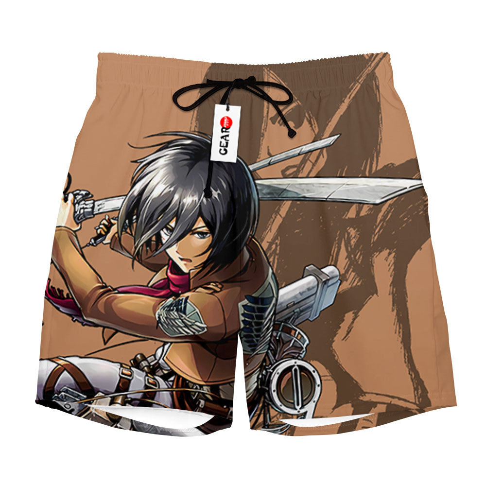Mikasa Ackerman Beach Shorts