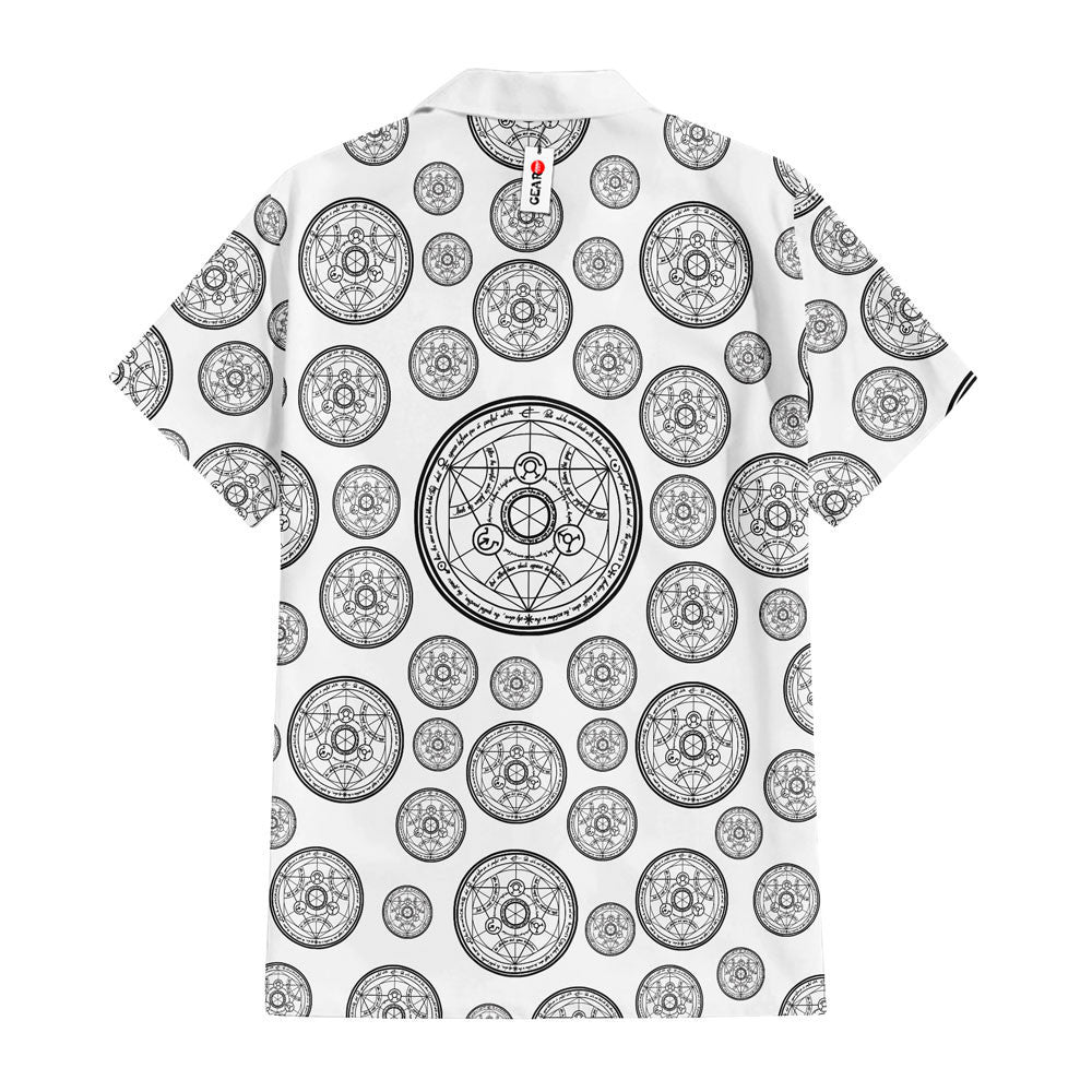 Transmutation Circle Symbols Hawaiian Shirt