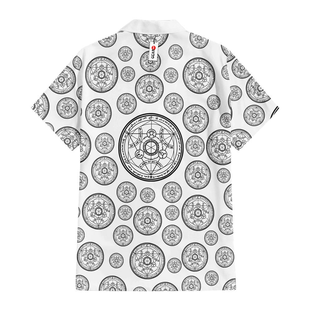 Transmutation Circle Symbols Hawaiian Shirt