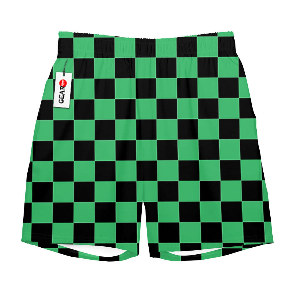 Tanjiro Sun Breathing Beach Shorts