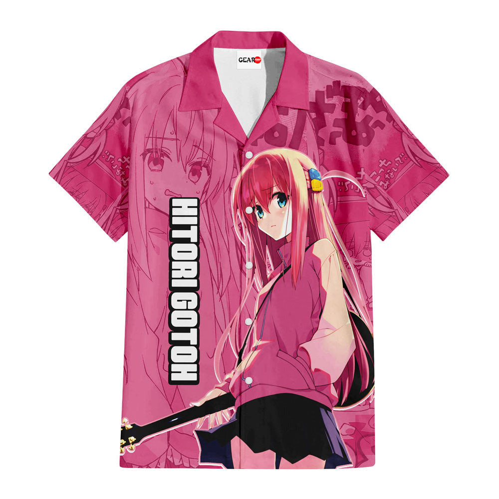 Hitori Gotoh Hawaiian Shirt Manga Style