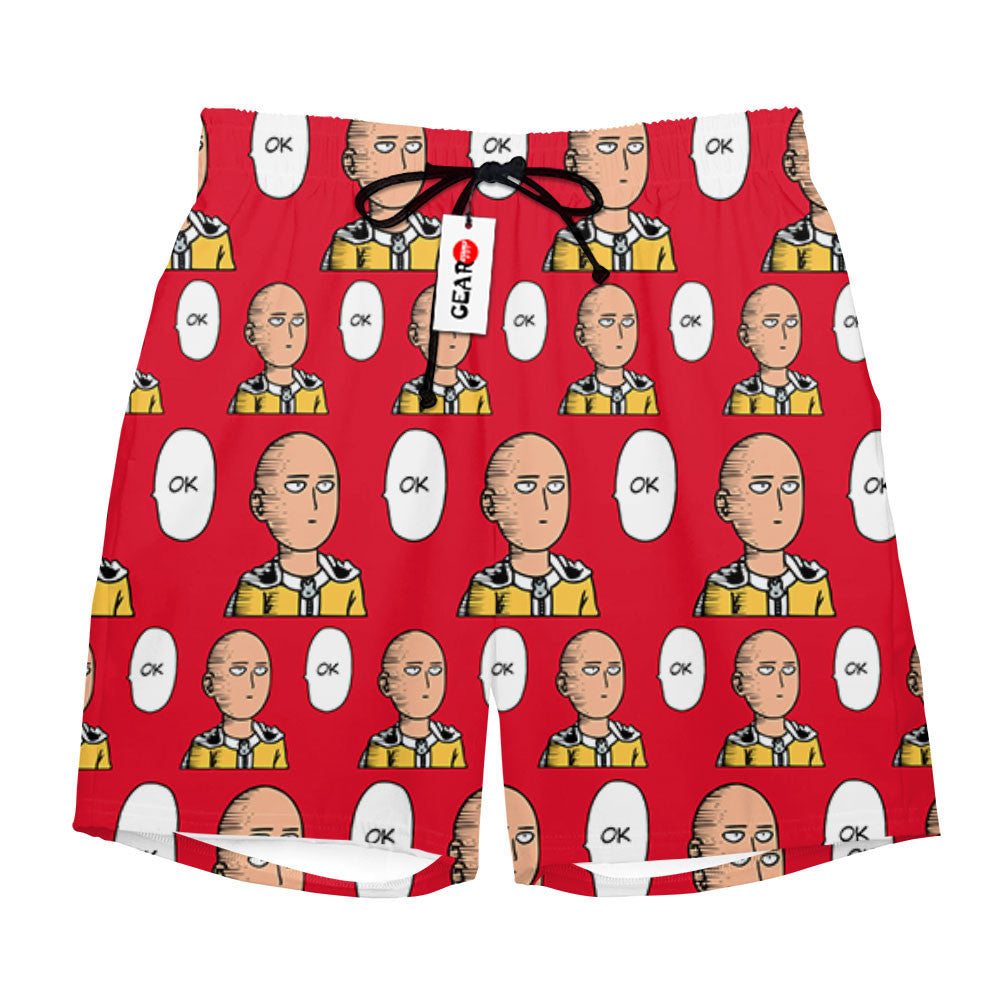 Saitama Ok Funny Beach Shorts