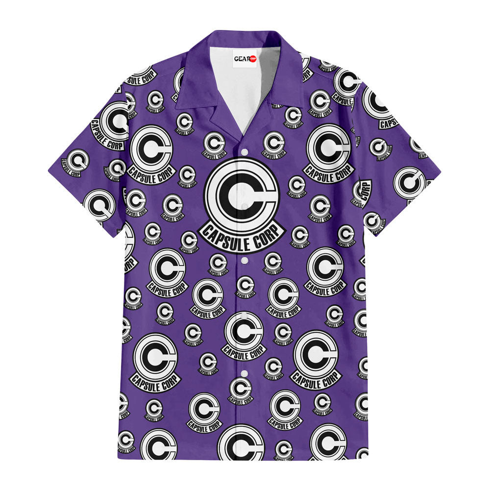 Capsule Corp Symbols Hawaiian Shirt