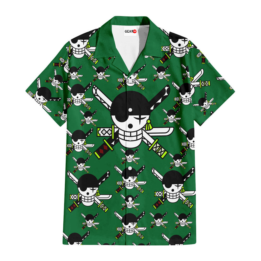 Roronoa Zoro Jolly Rogers Hawaiian Shirt