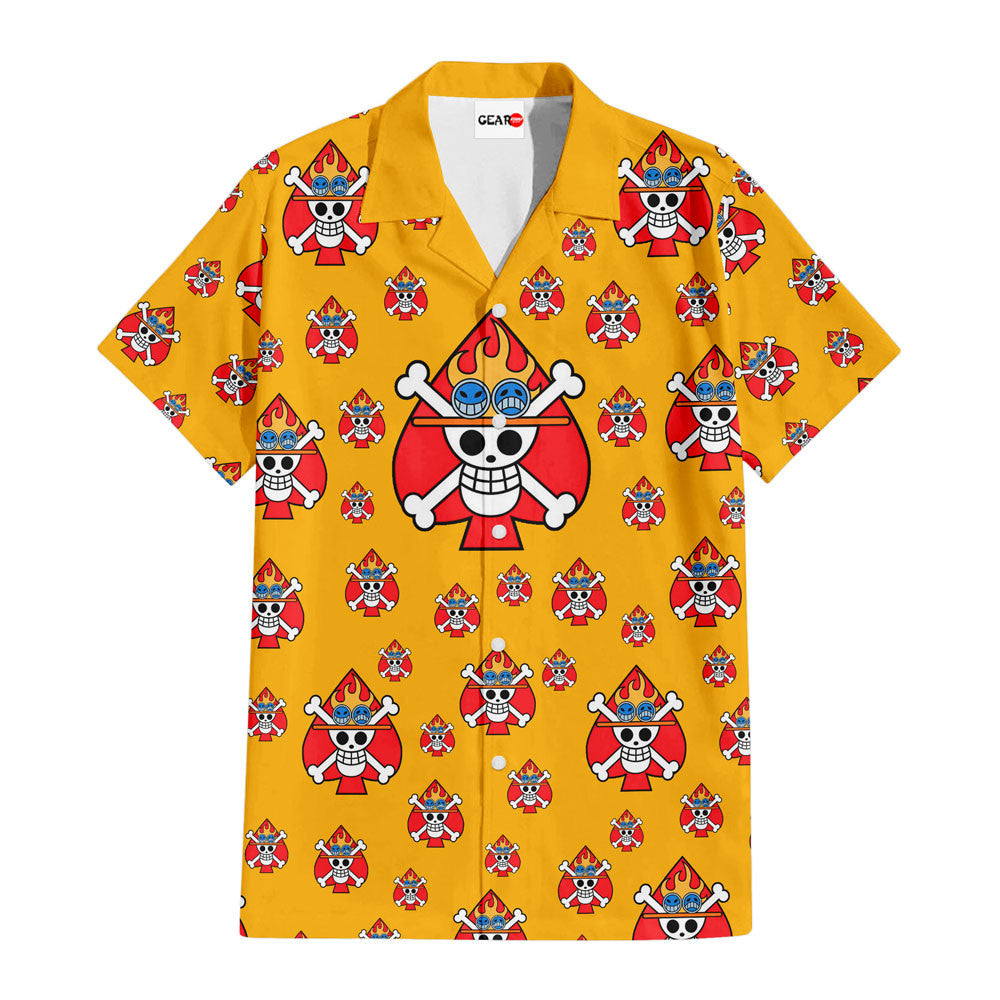 Portgas D. Ace Jolly Rogers Hawaiian Shirt