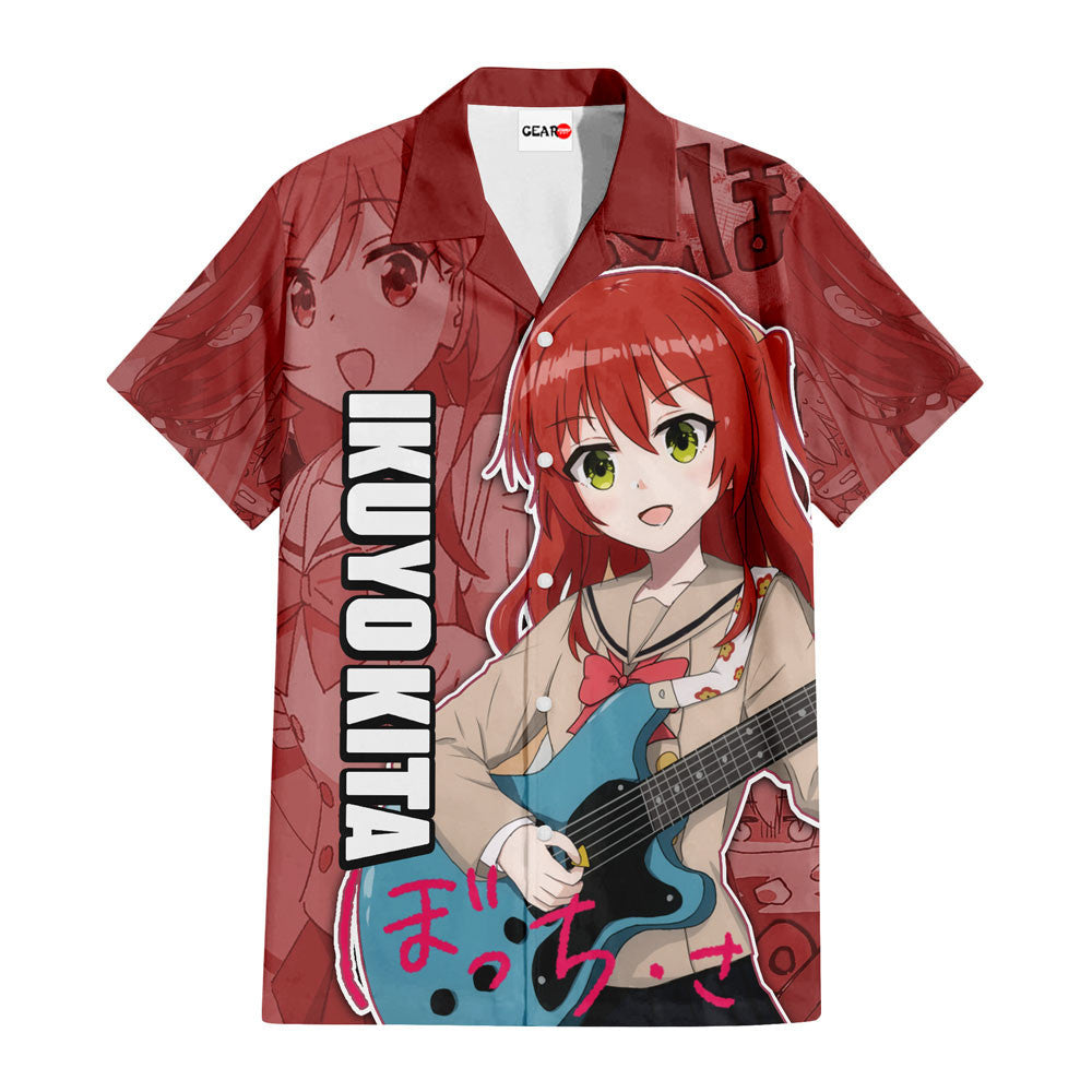 Ikuyo Kita Hawaiian Shirt Manga Style