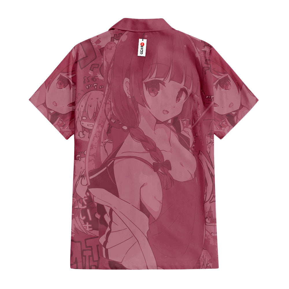 Kikuri Hiroi Hawaiian Shirt Manga Style