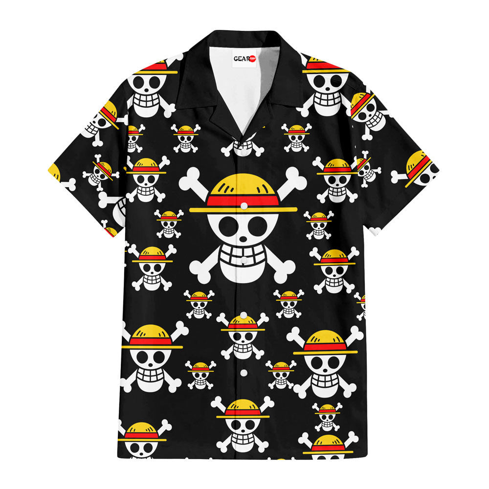 Monkey D. Luffy Jolly Rogers Hawaiian Shirt