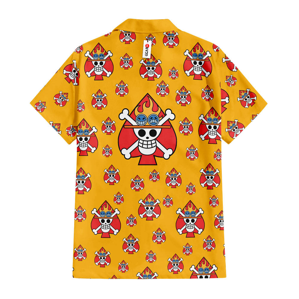 Portgas D. Ace Jolly Rogers Hawaiian Shirt