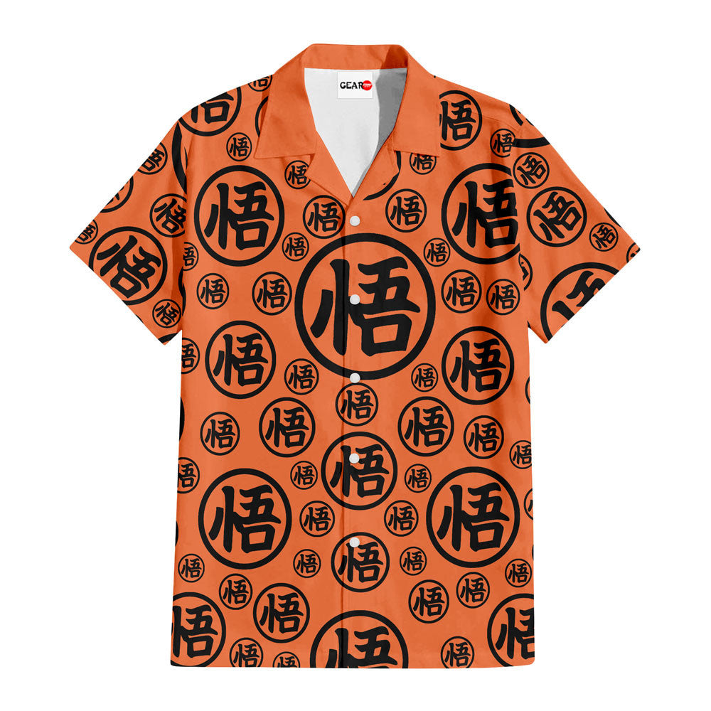Goku Turtle Hermit Symbols Hawaiian Shirt