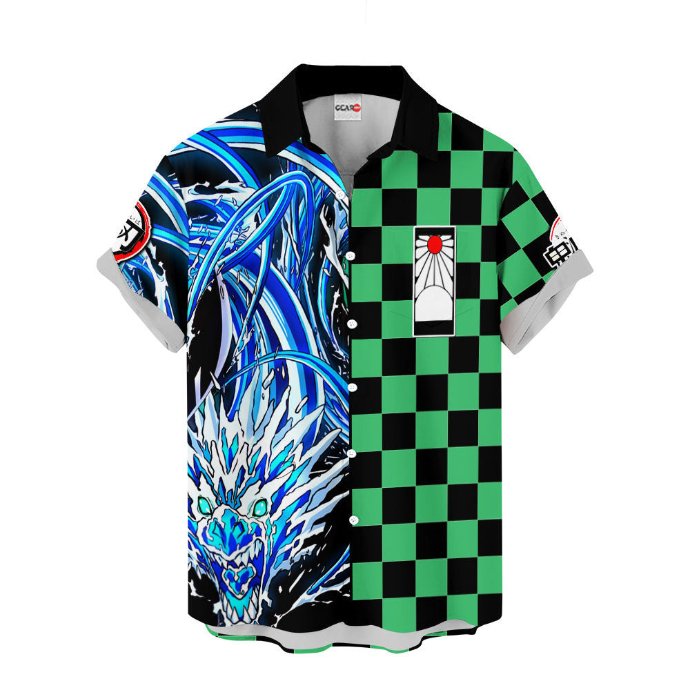 Tanjiro Water Breathing Hawaiian Shirt