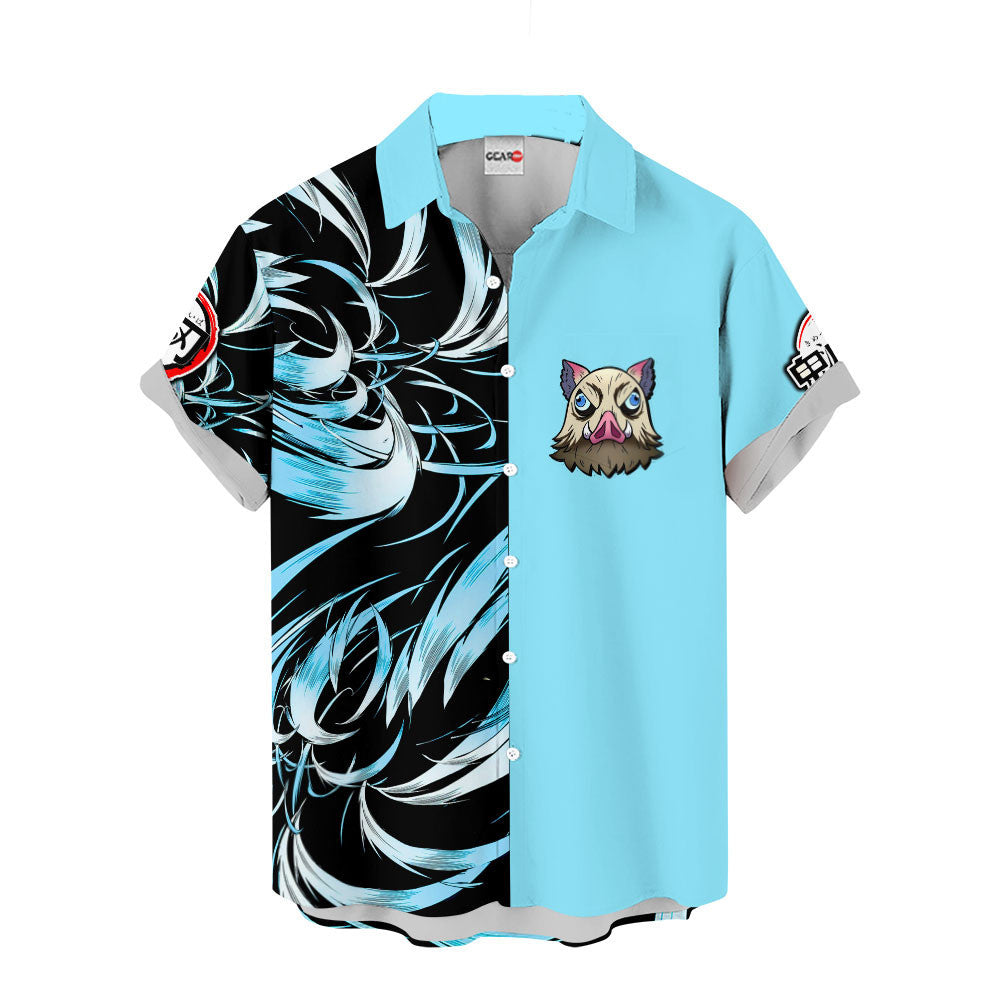 Inosuke Beast Breathing Hawaiian Shirt
