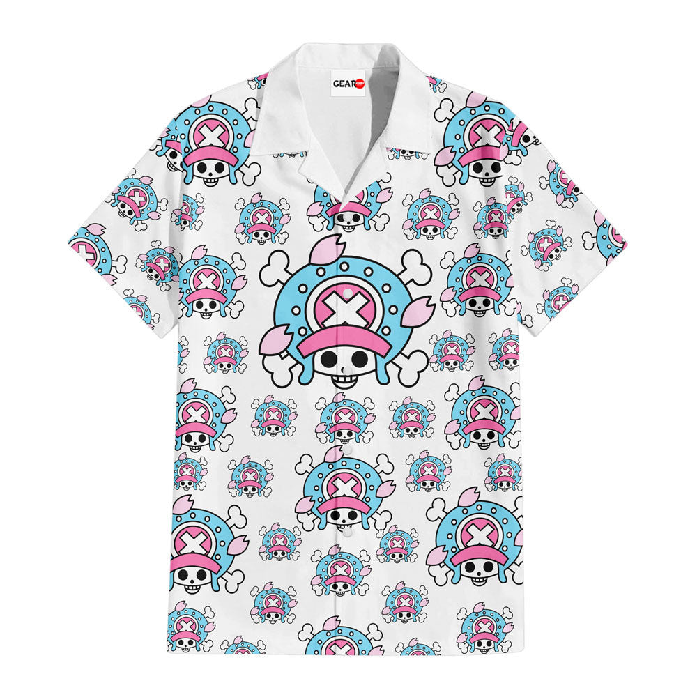 Tony Tony Chopper Jolly Rogers Hawaiian Shirt