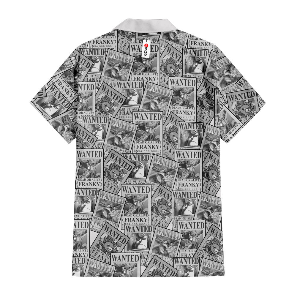 Franky Wanted Hawaiian Shirt Manga Style