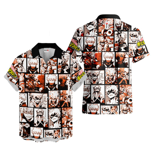 Katsuki Bakugo Hawaiian Shirt