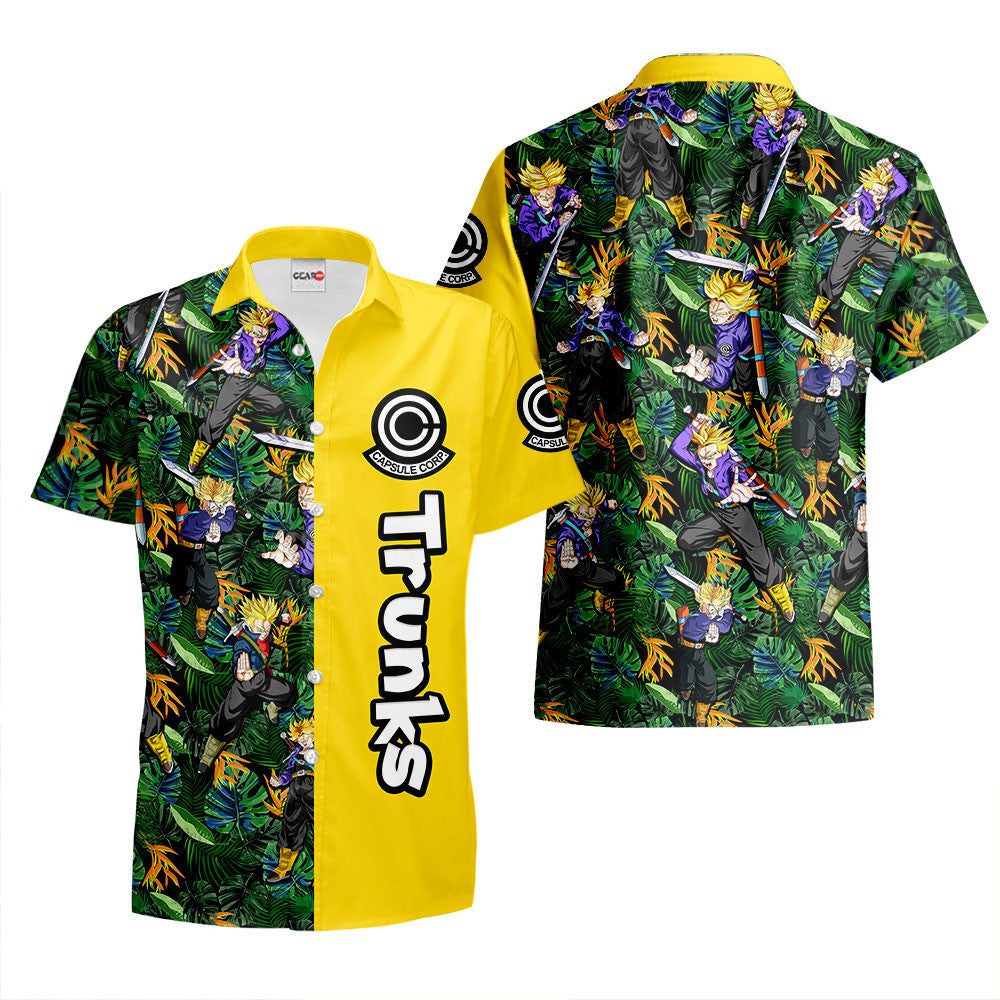 Trunks Super Saiyan Hawaiian Shirt