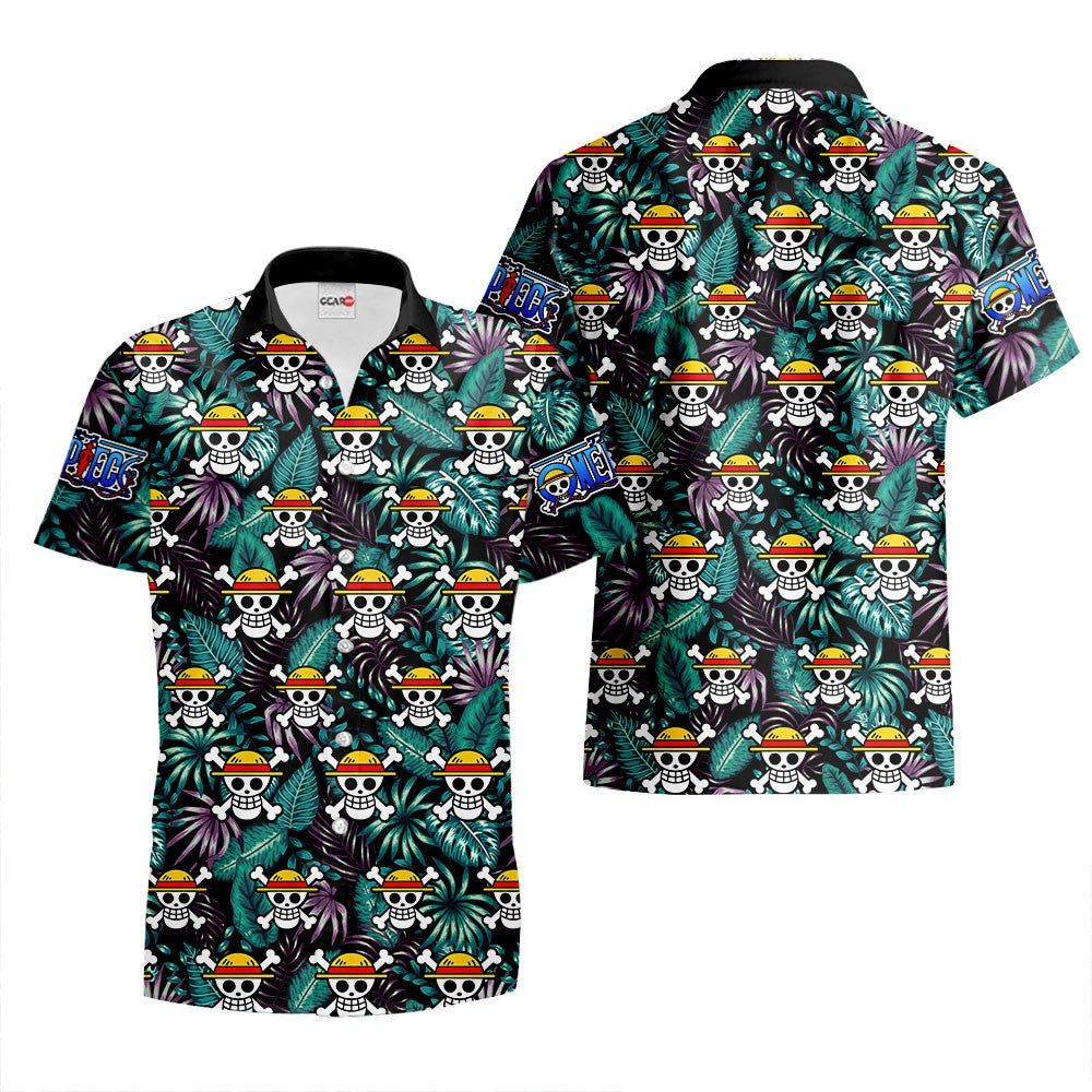 Monkey D Luffy Jolly Roger Hawaiian Shirt