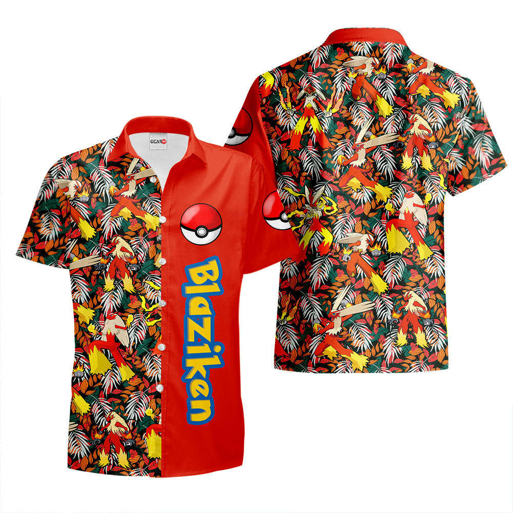 Blaziken Hawaiian Shirt